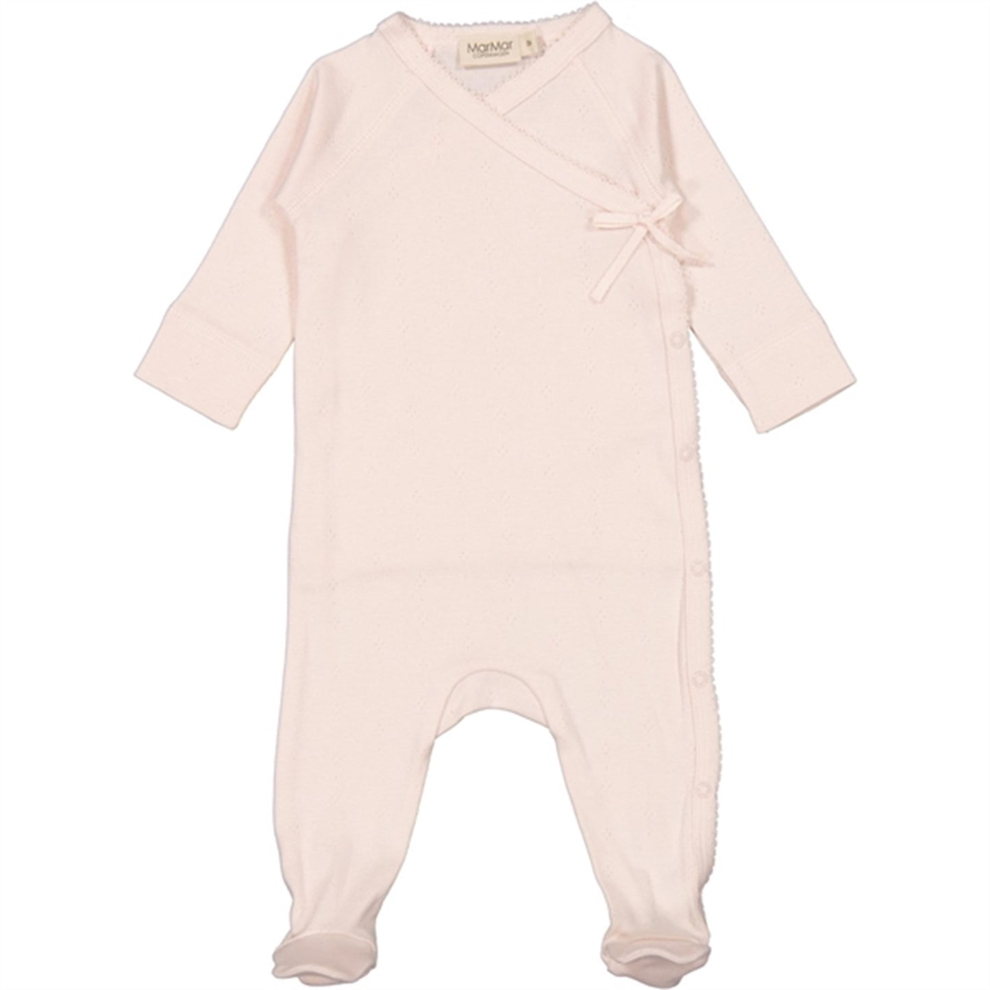 MarMar New Born Modal Pointelle Pink Dahlia Rubetta Romper