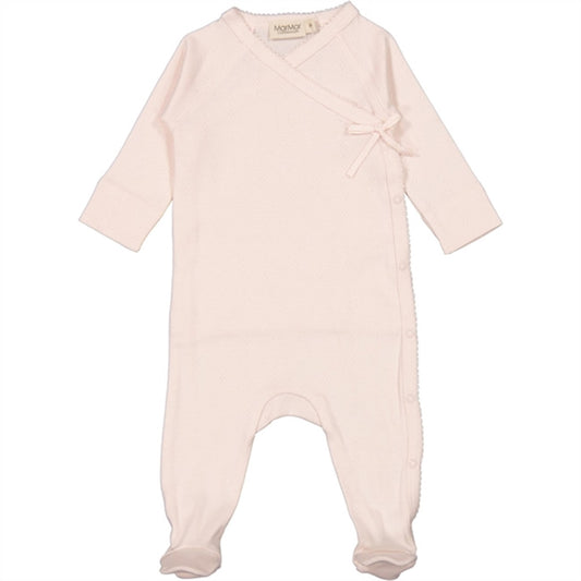 MarMar New Born Modal Pointelle Pink Dahlia Rubetta Romper