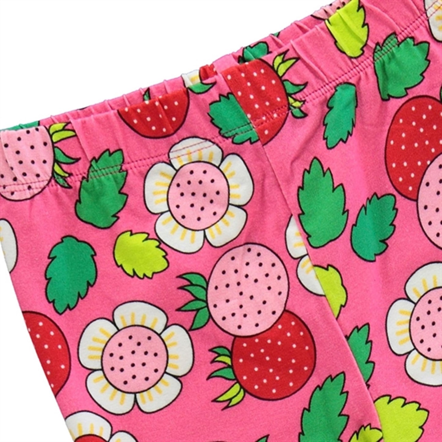 Småfolk Pink Strawberry Leggings