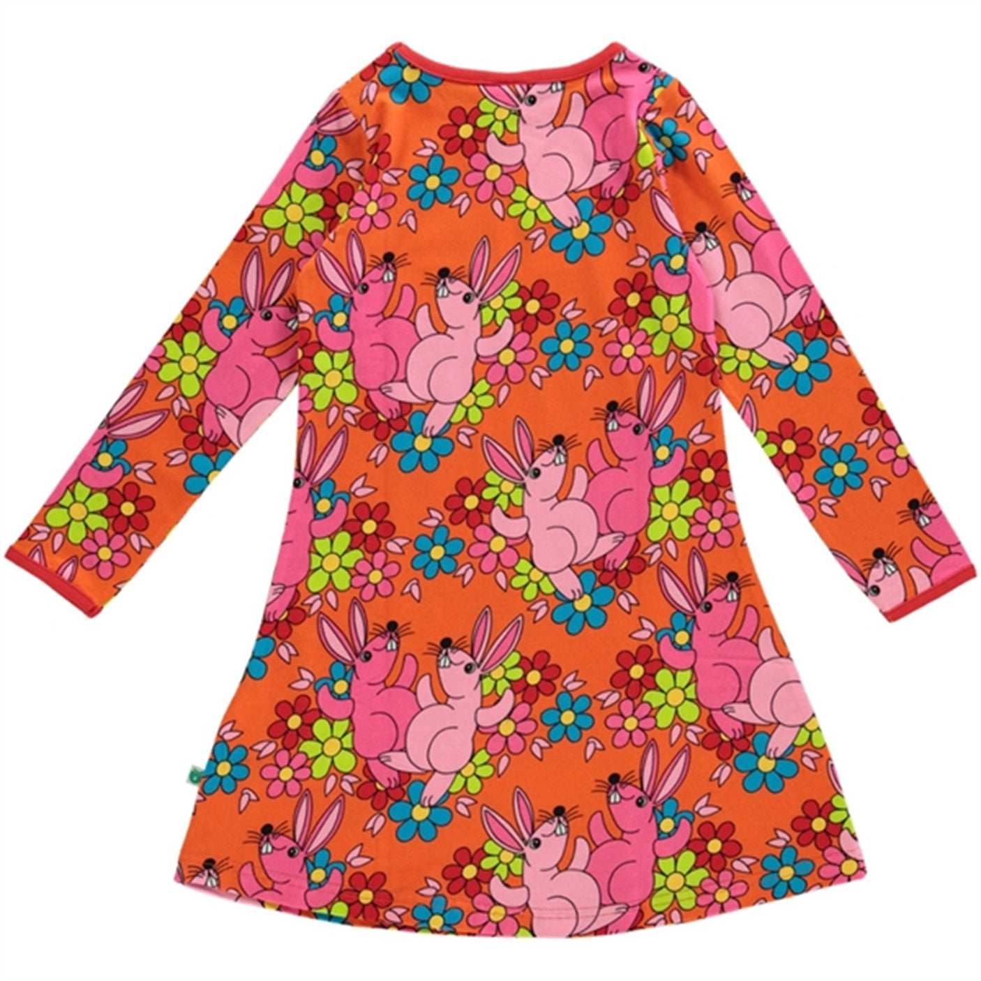 Småfolk Orange Bunny Dress