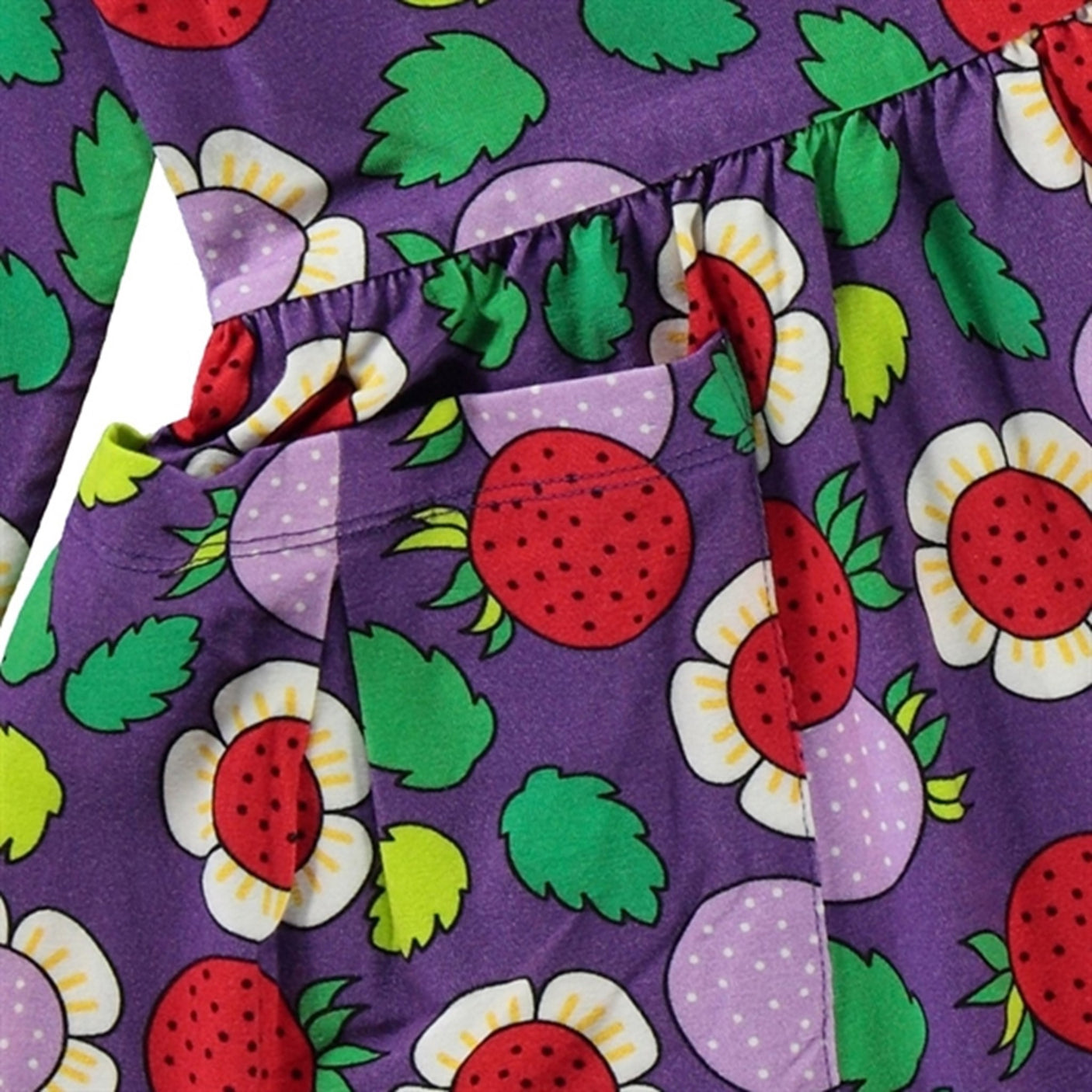 Småfolk Purple Heart Strawberry Dress