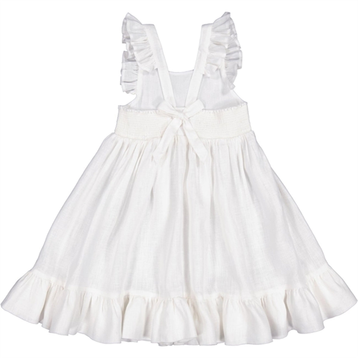 MarMar White Danita Frill Dress