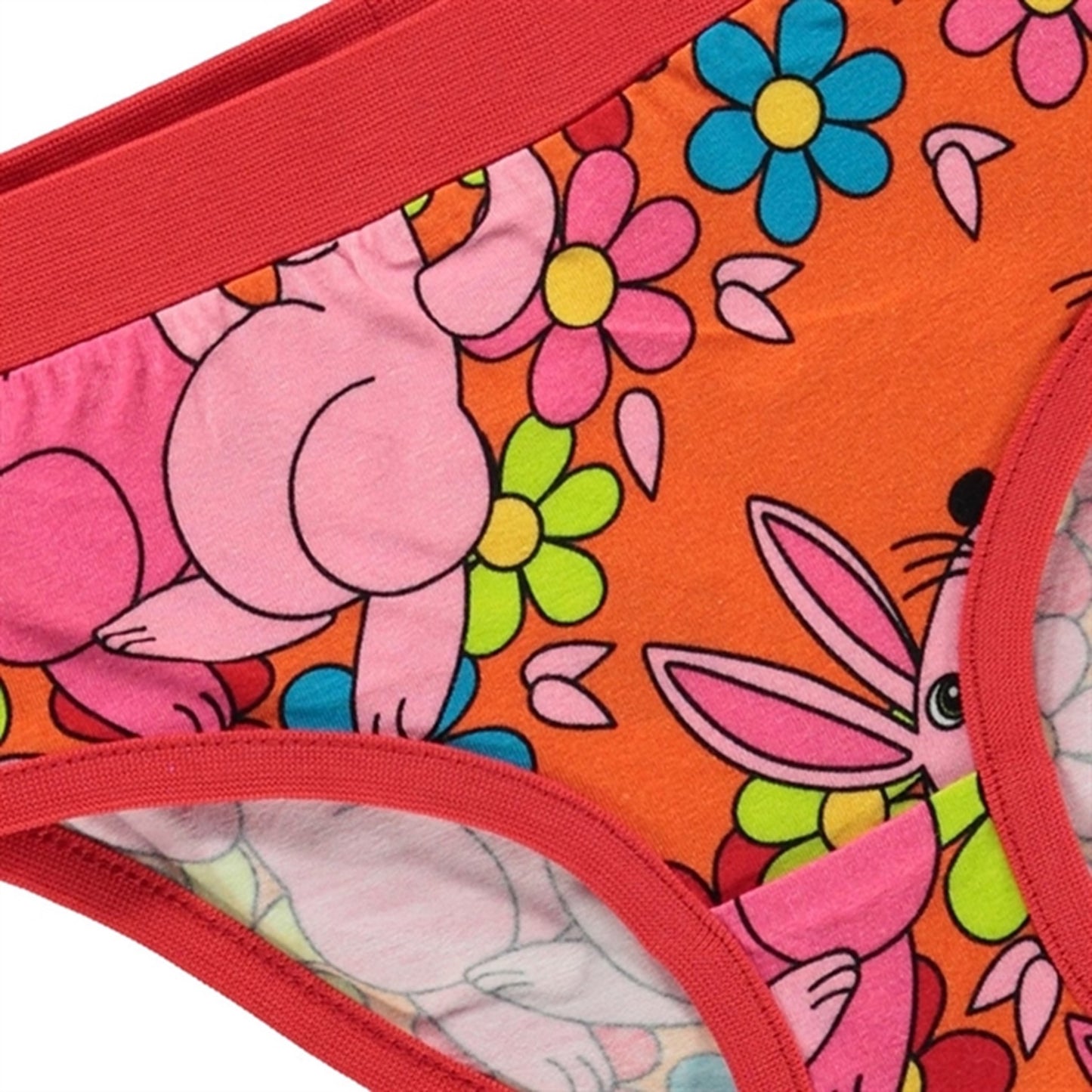 Småfolk Orange Bunny Underwear Set