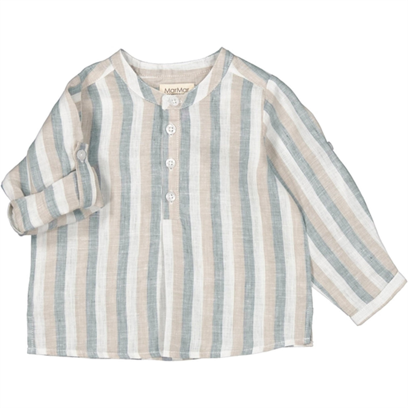 MarMar Dusty Blue Stripe Totoro Shirt