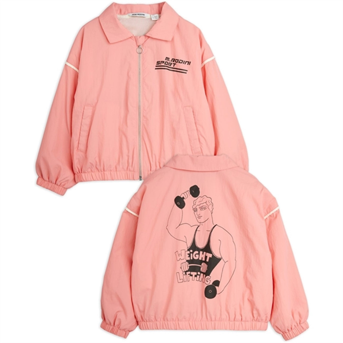 Mini Rodini Weight Lifting Sp Jacket Pink