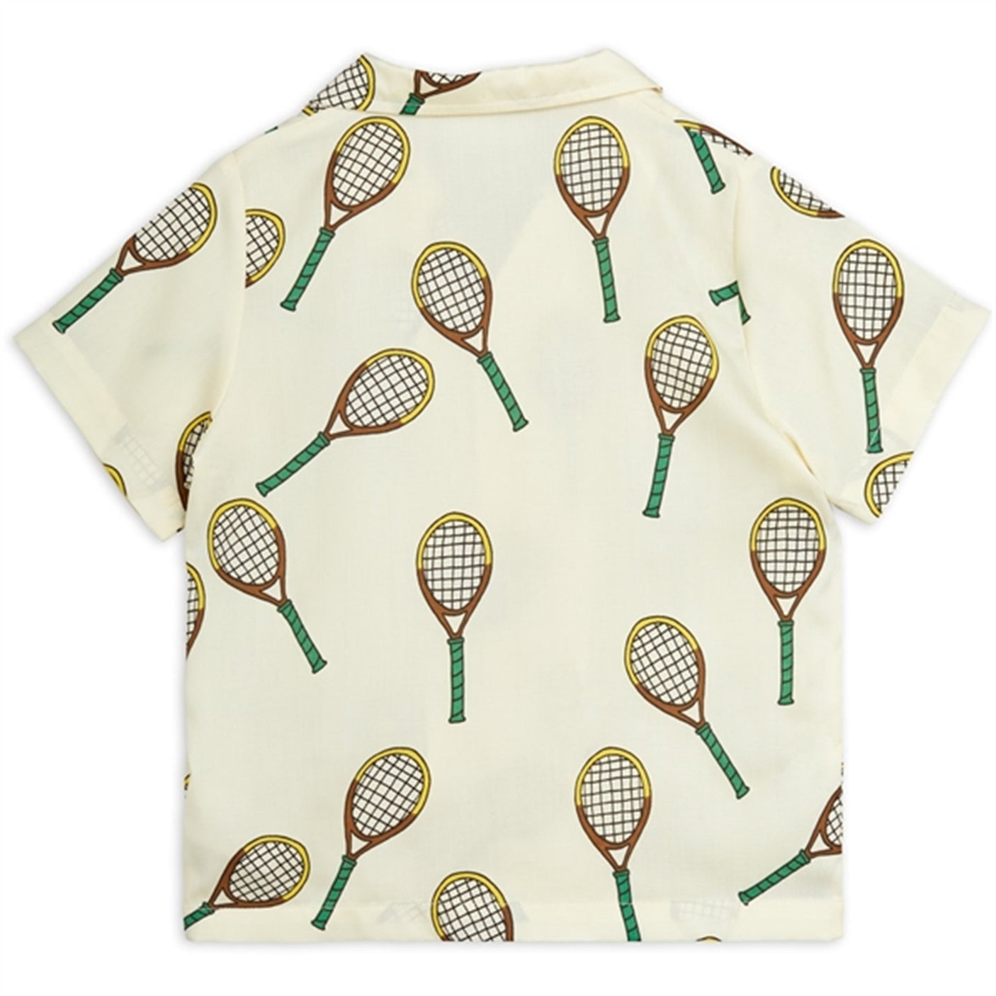 Mini Rodini Offwhite Tennis Aop Woven T-shirt