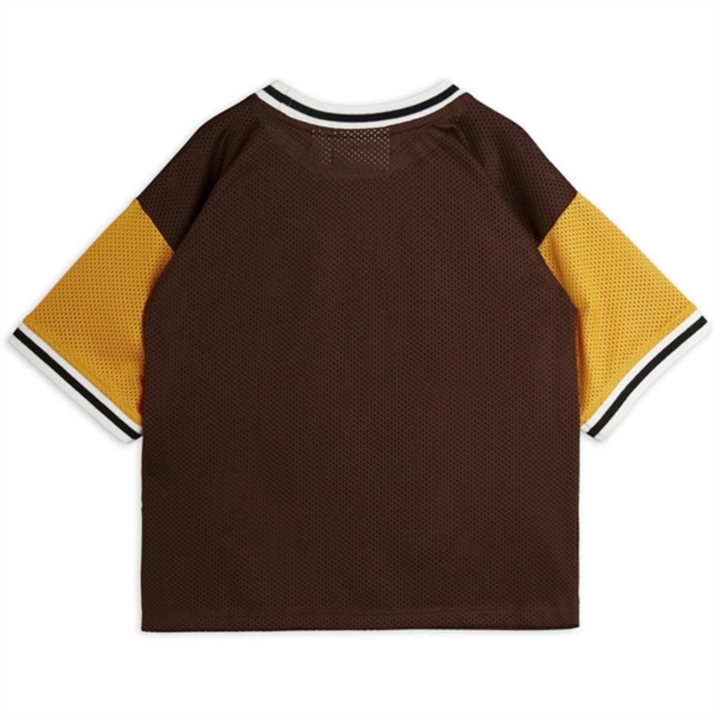 Mini Rodini Brown Basket Mesh Sp T-shirt