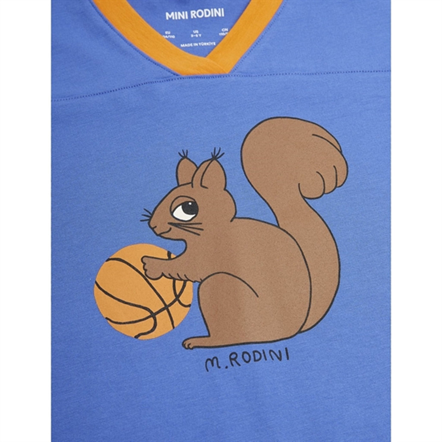 Mini Rodini Blue Squirrel Sp T-shirt Loose Fit
