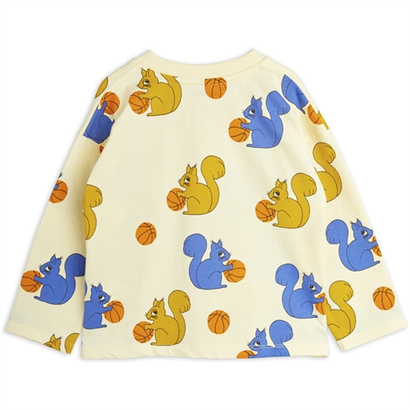 Mini Rodini Yellow Squirrels Aop Blouse