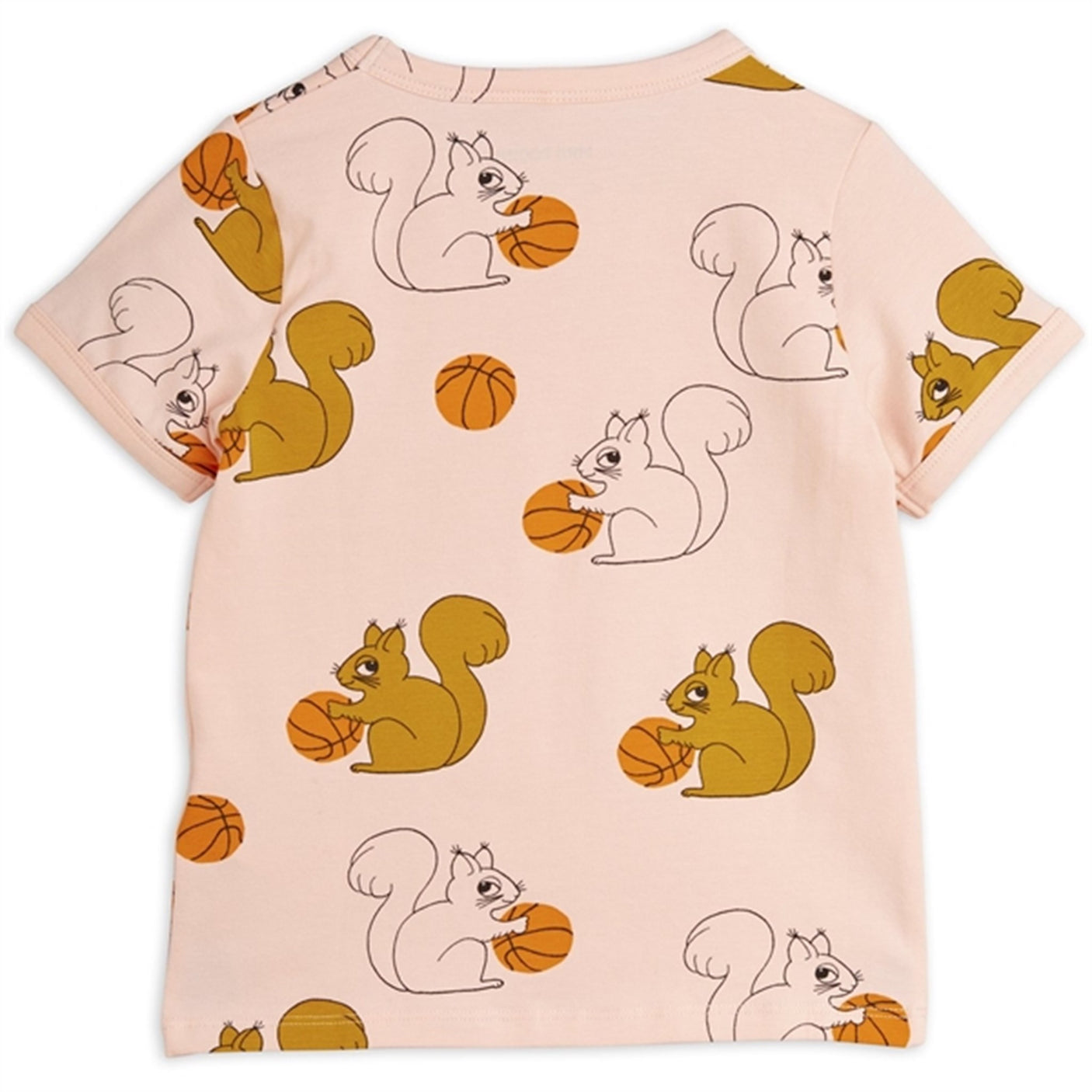 Mini Rodini Pink Squirrels Aop T-shirt