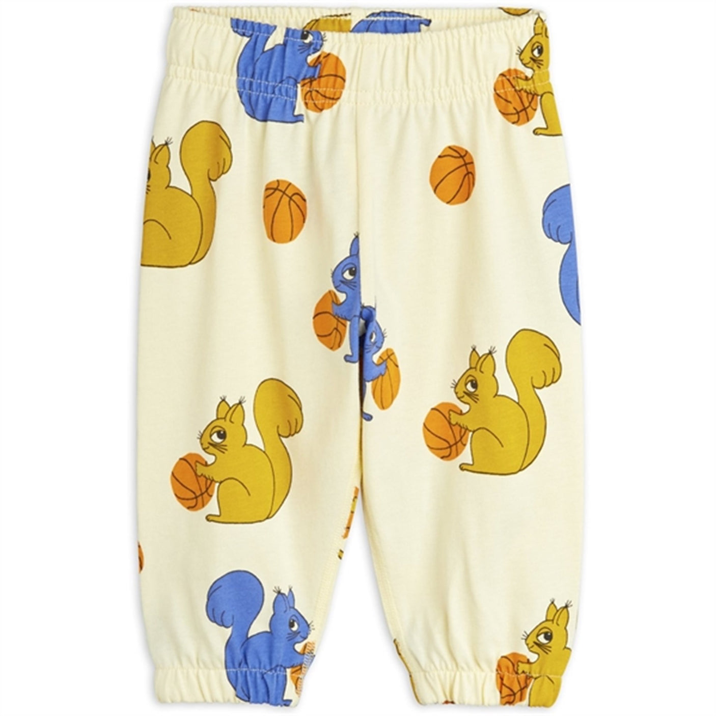 Mini Rodini Yellow Squirrels Aop Baby Set