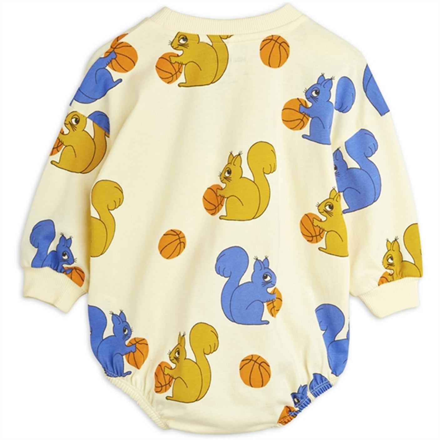 Mini Rodini Yellow Squirrels Aop Baby Set