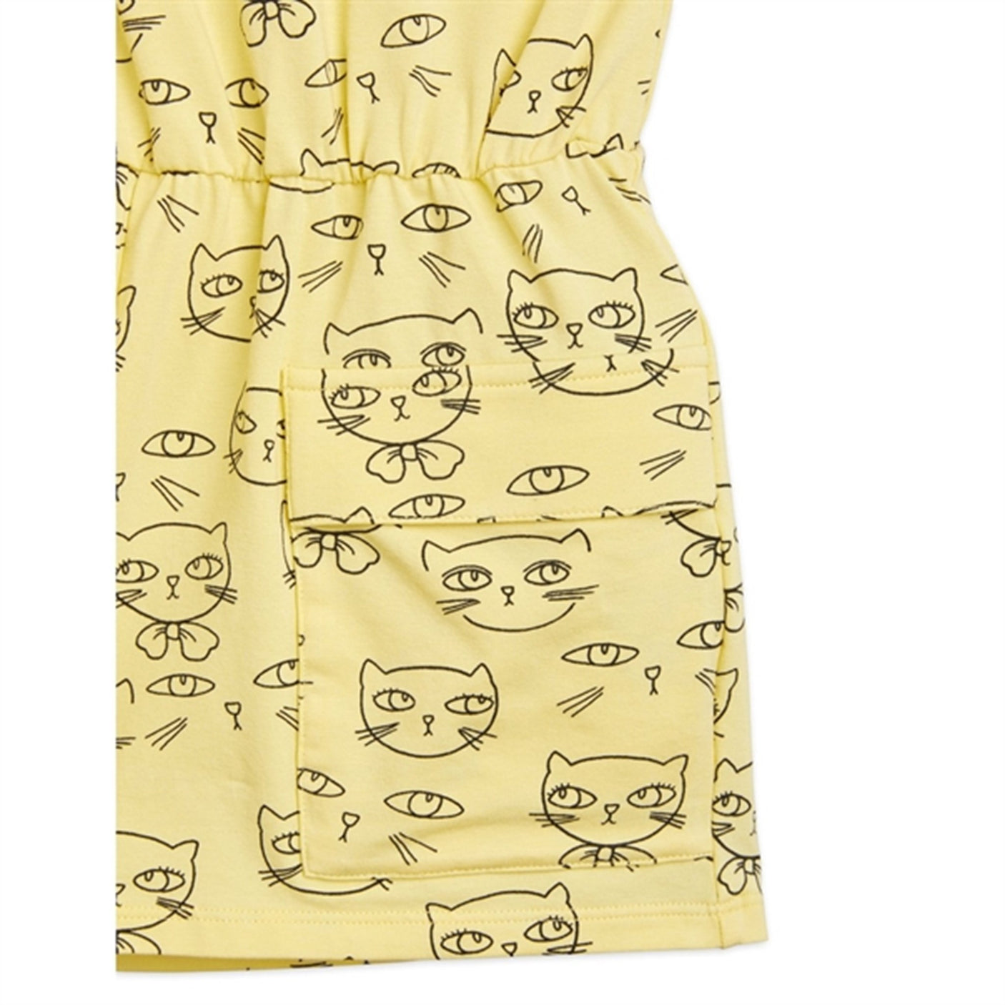 Mini Rodini Yellow Cathlethes Aop Summer Suit