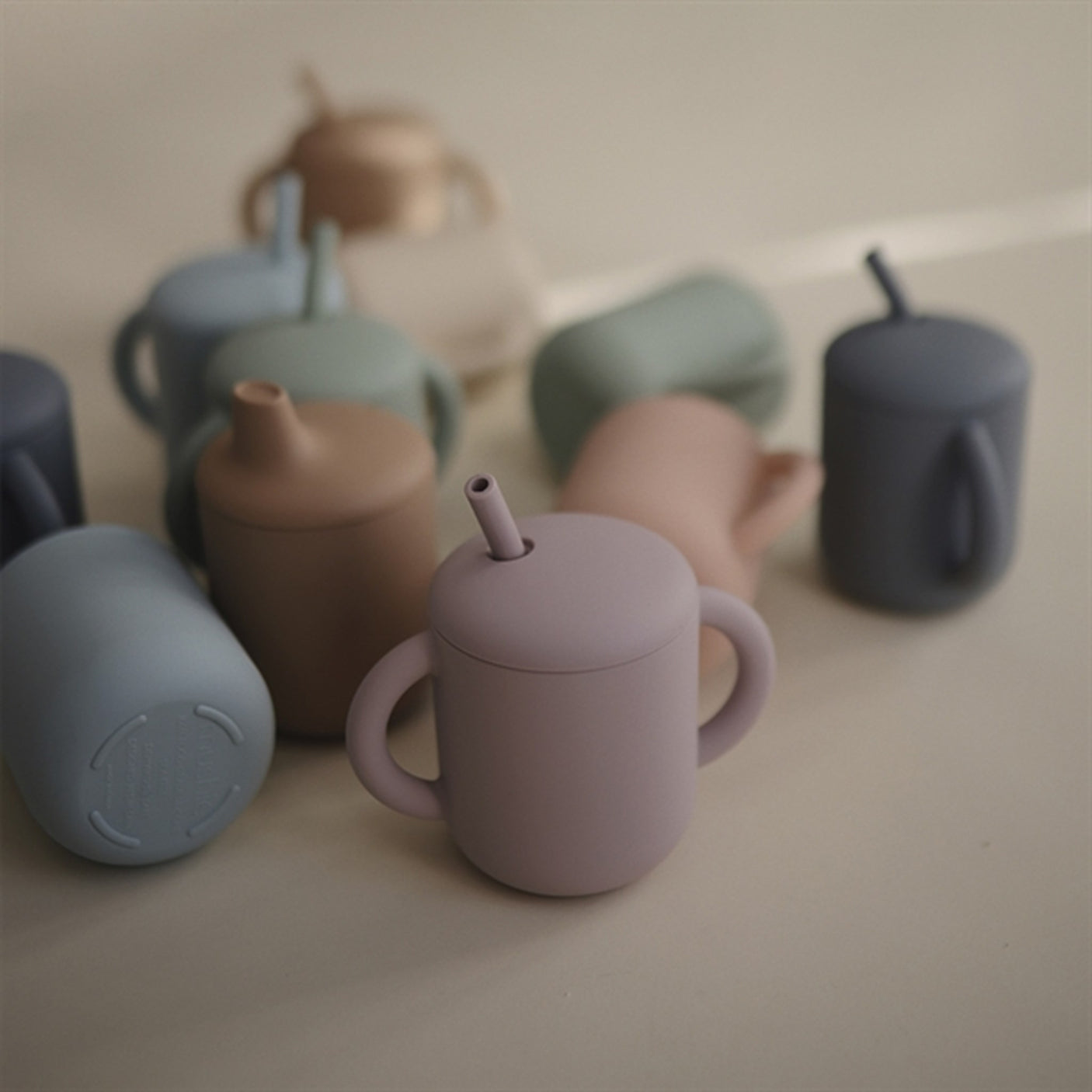 Mushie Silikone Training Cup Soft Lilac