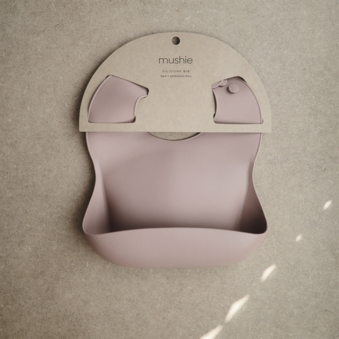 Mushie Silicone Bib Blush