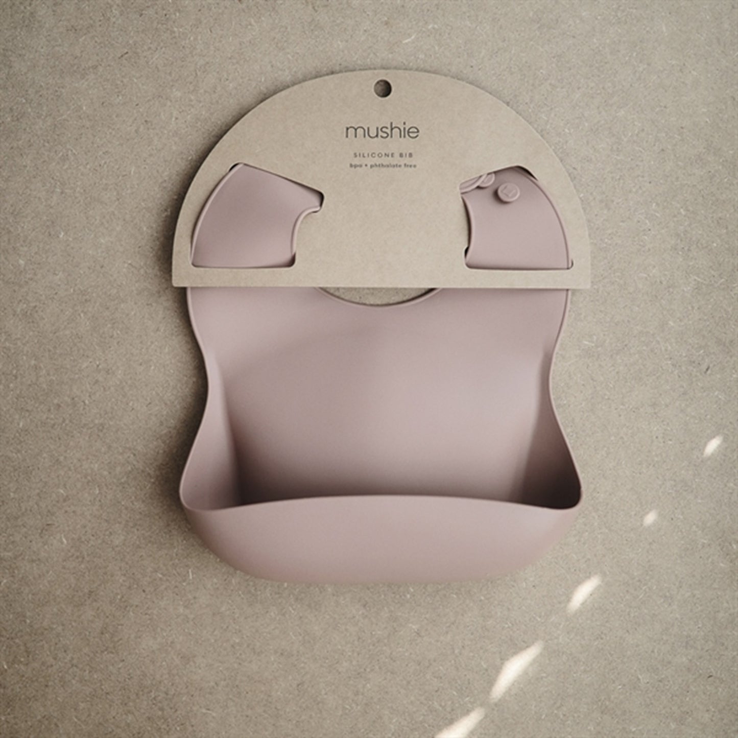 Mushie Silicone Bib Blush