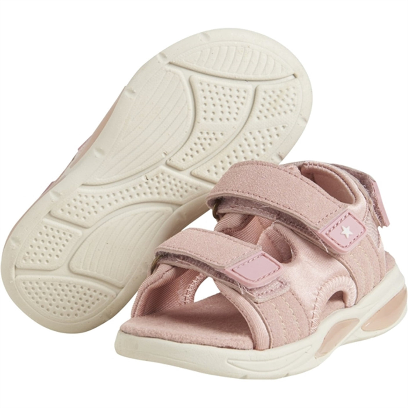En Fant Sandal Velcro with Light Misty Rose