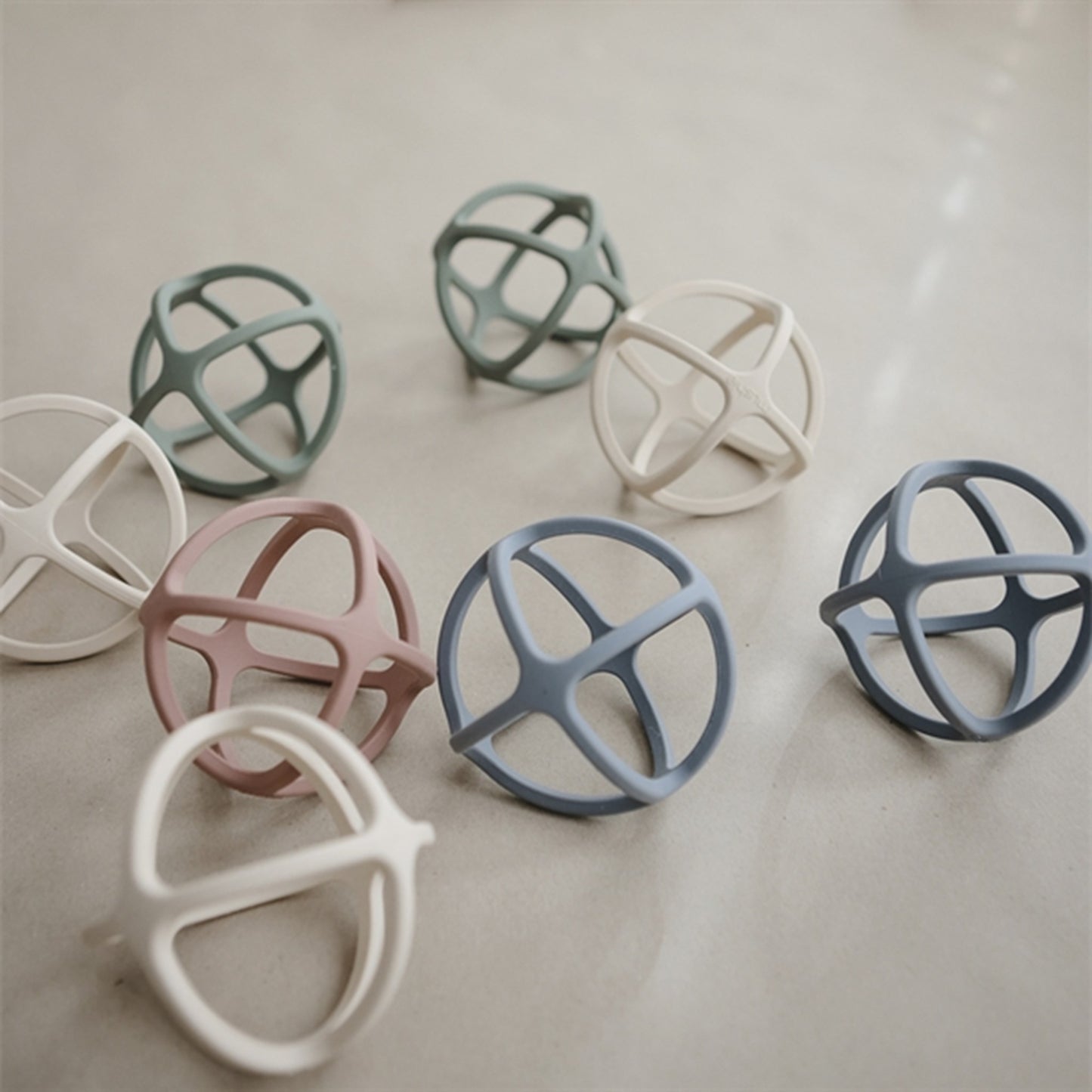 Mushie Teether Ball Tradewinds