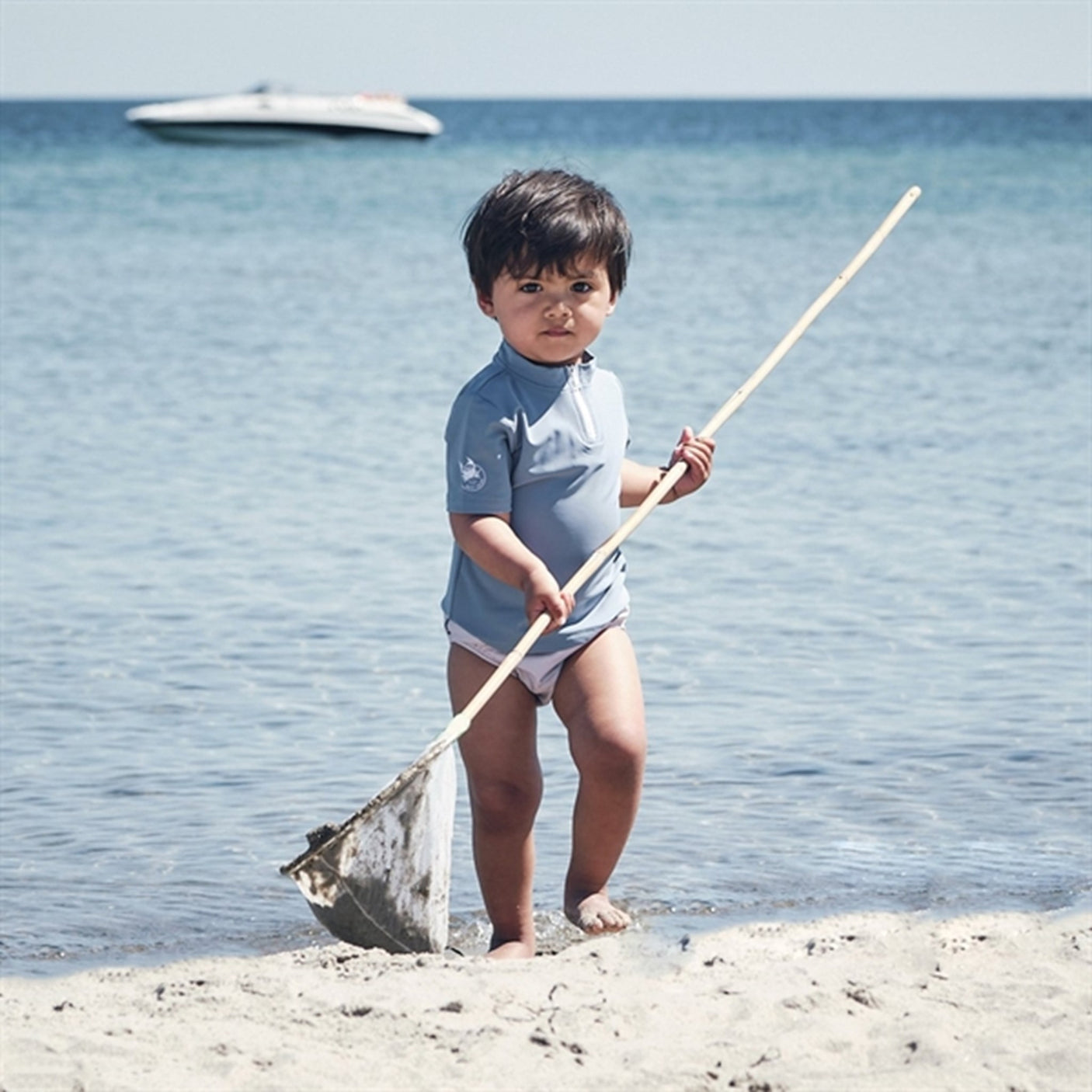 Petit Crabe Petrol Max Swim Shirt