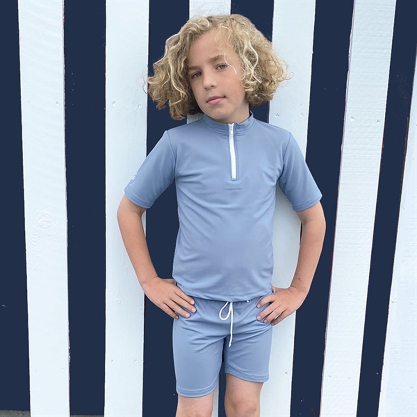 Petit Crabe Petrol Max Swim Shirt