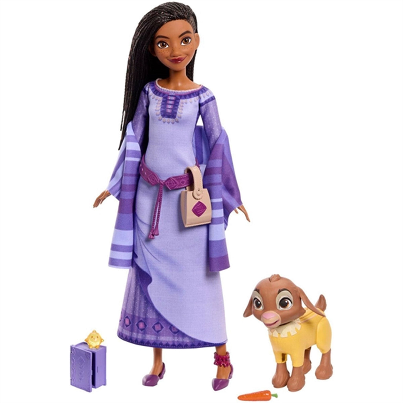 Disney Wish Fashion Doll Core Asha Travel Pack