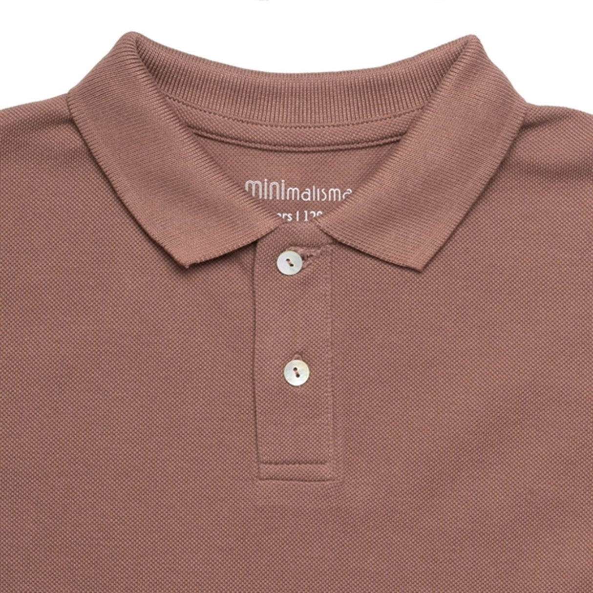 Minimalisma Eiven Polo T-shirt Brownie
