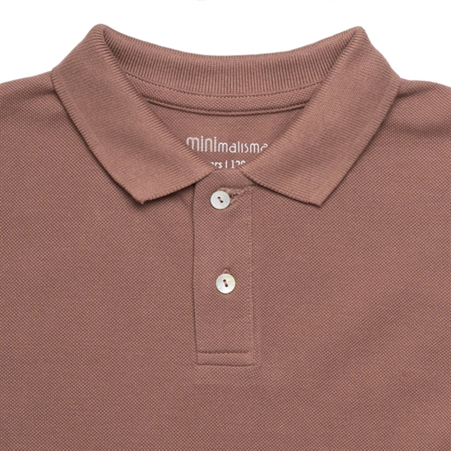 Minimalisma Eiven Polo T-shirt Brownie