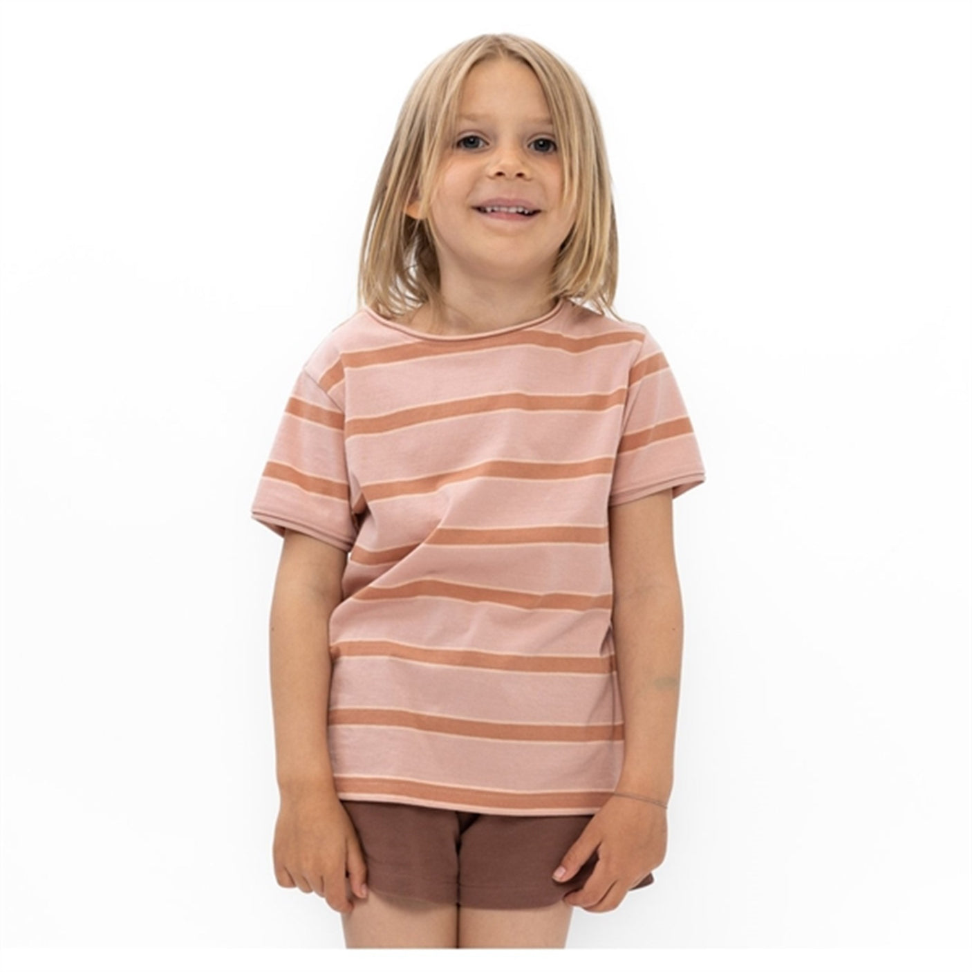 Minimalisma Lin T-shirt Sorbet Stripes