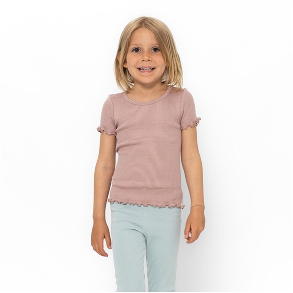 Minimalisma Blomst Blouse Dusty Rose