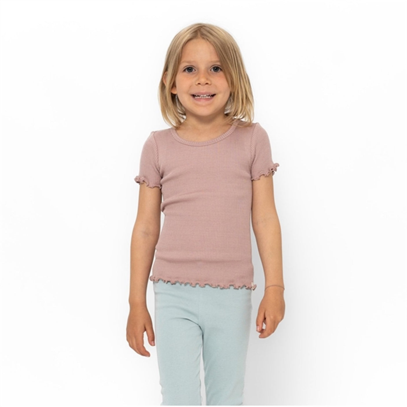 Minimalisma Blomst Blouse Dusty Rose