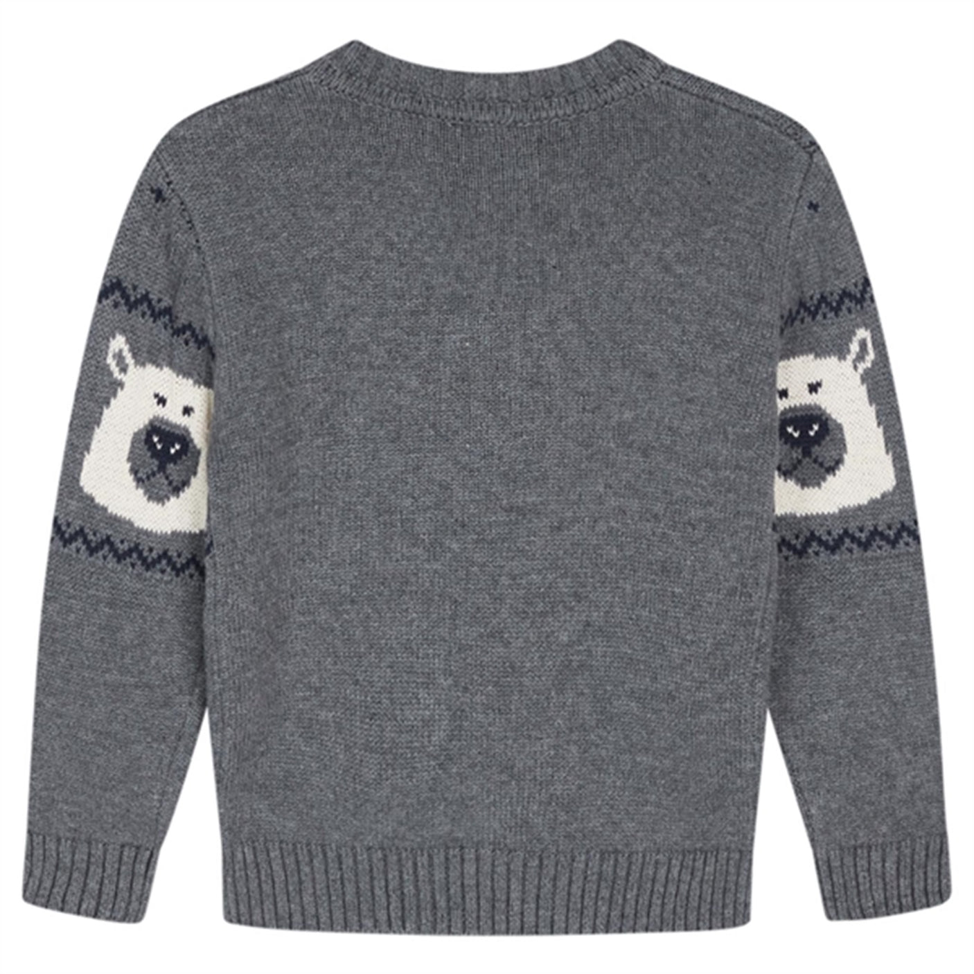 Hust & Claire Mini Wool Grey Pelle Knit