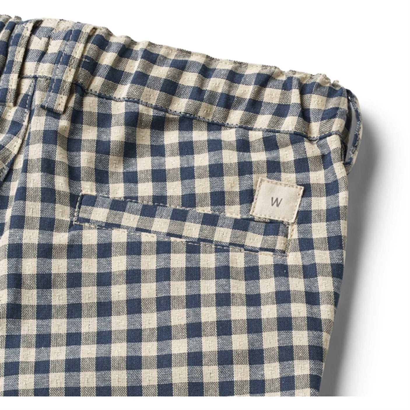 Wheat Blue Check Shorts Holger