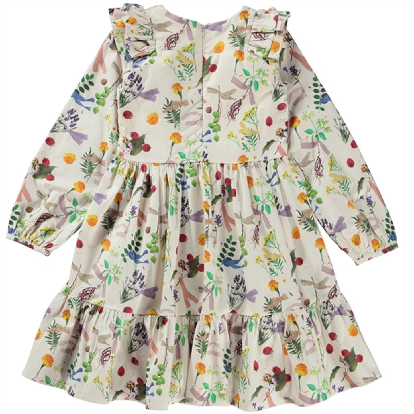 Molo Plant Dye White Clea Dress