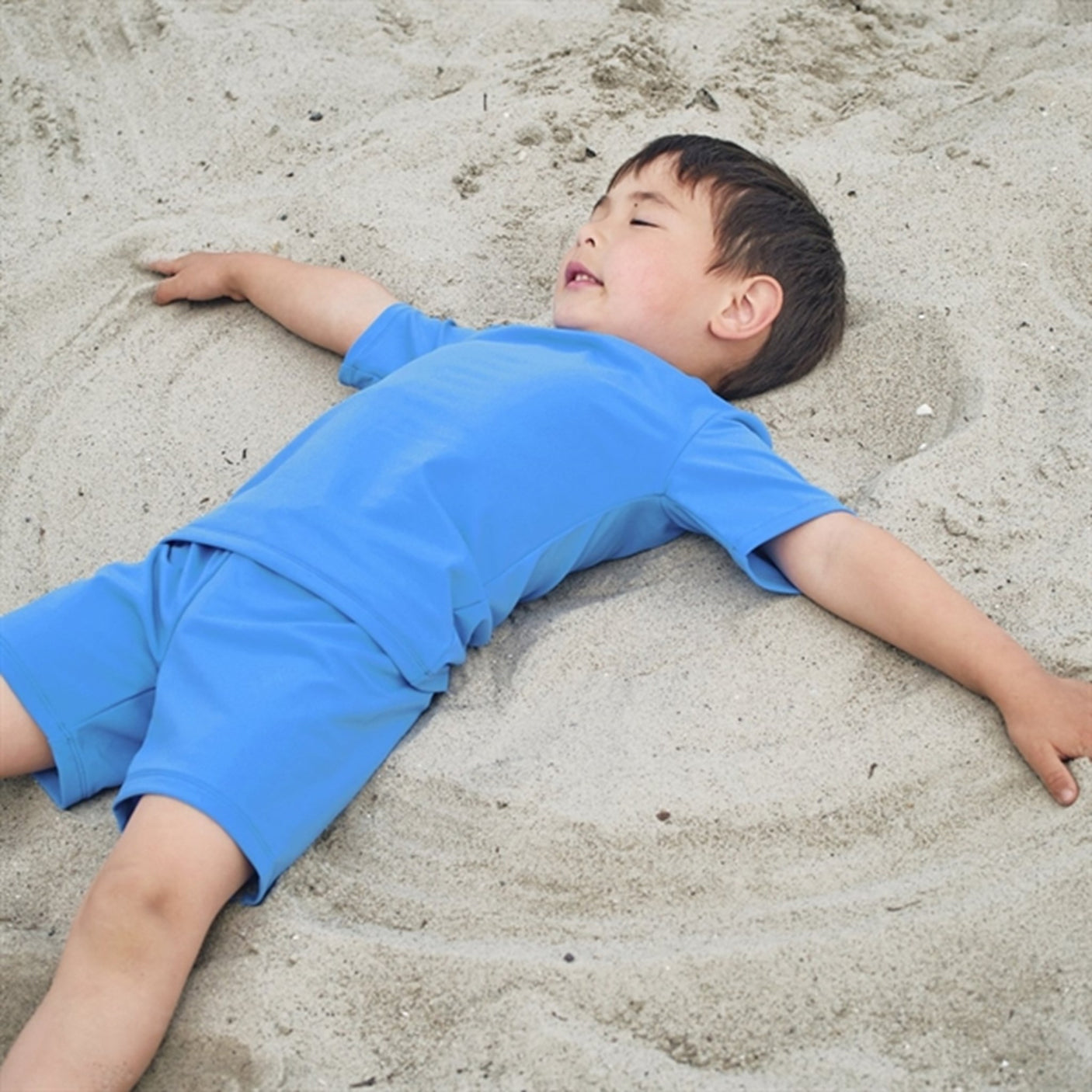 Petit Crabe Azure Ash Swim Shirt