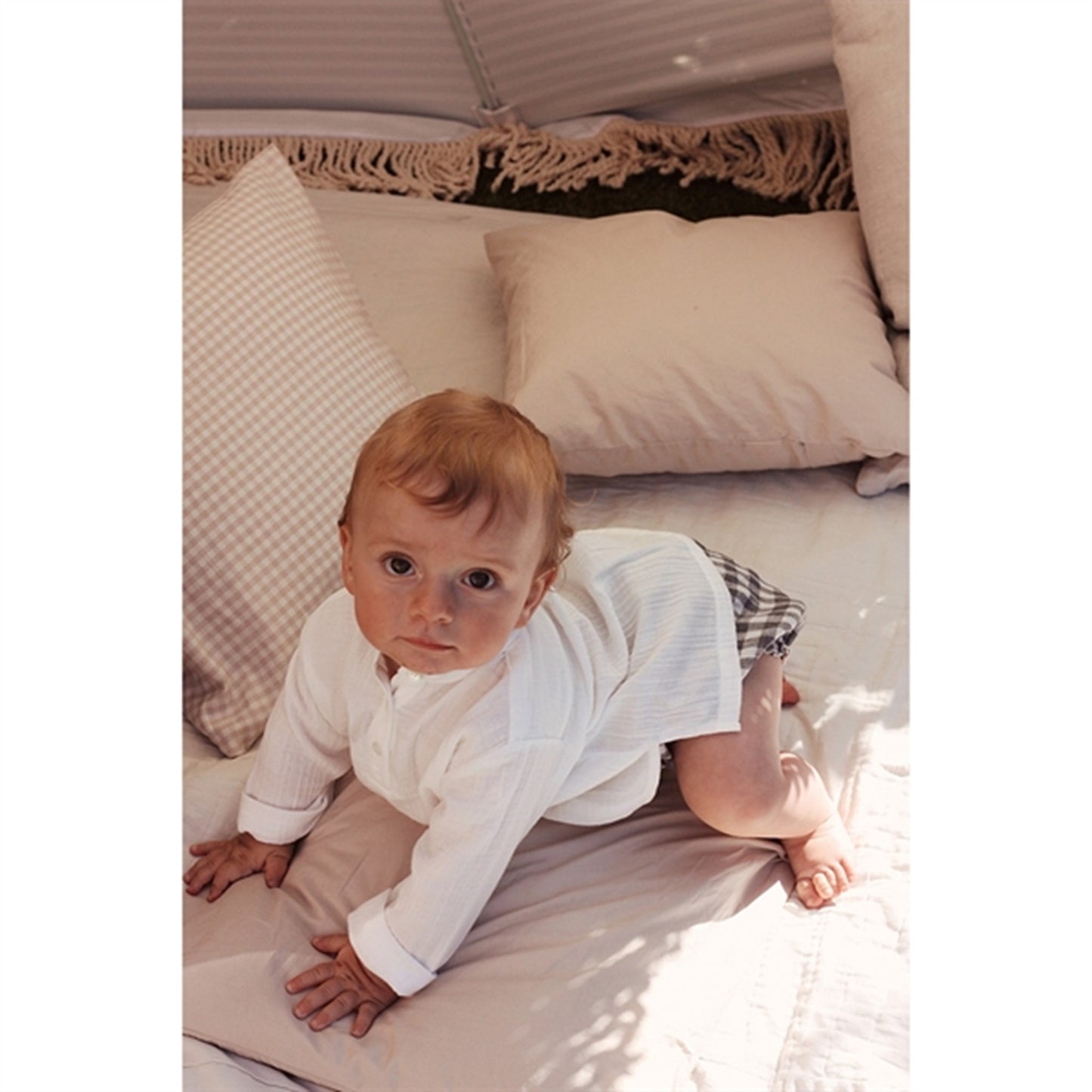 lalaby Natural white Carlo Shirt Baby