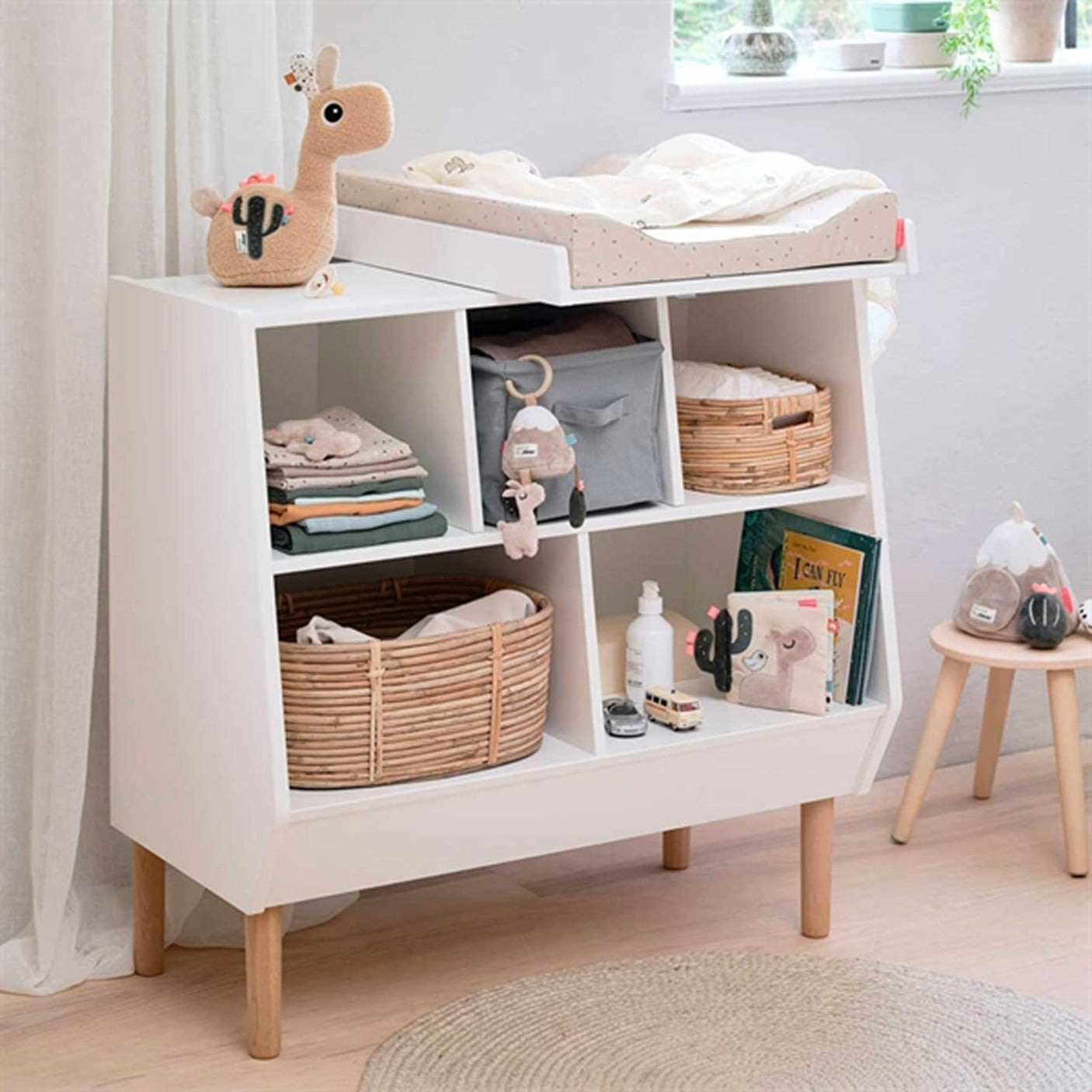 Done by Deer Burb Cloth 3-pack GOTS Lalee Blue