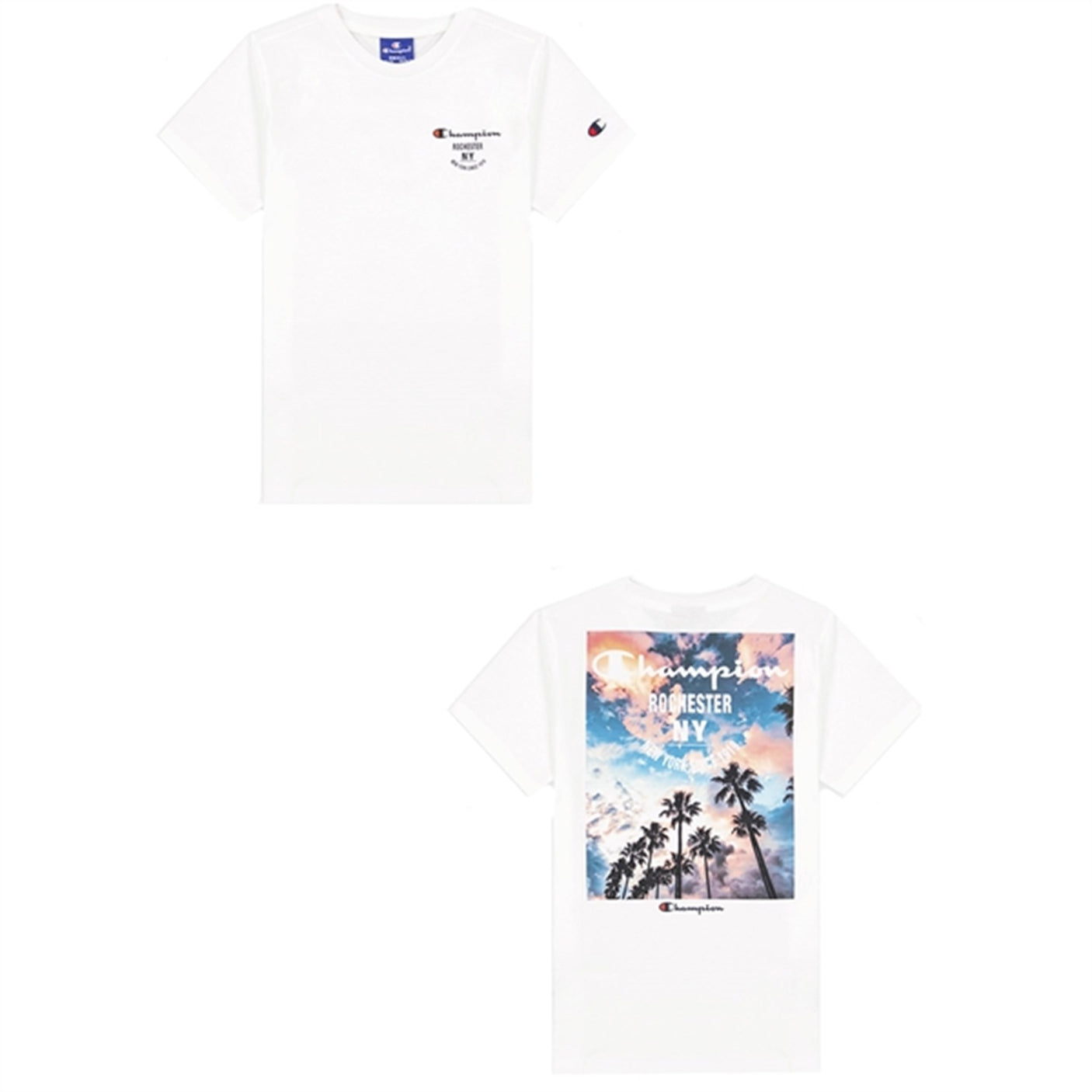 Champion White Crewneck T-shirt