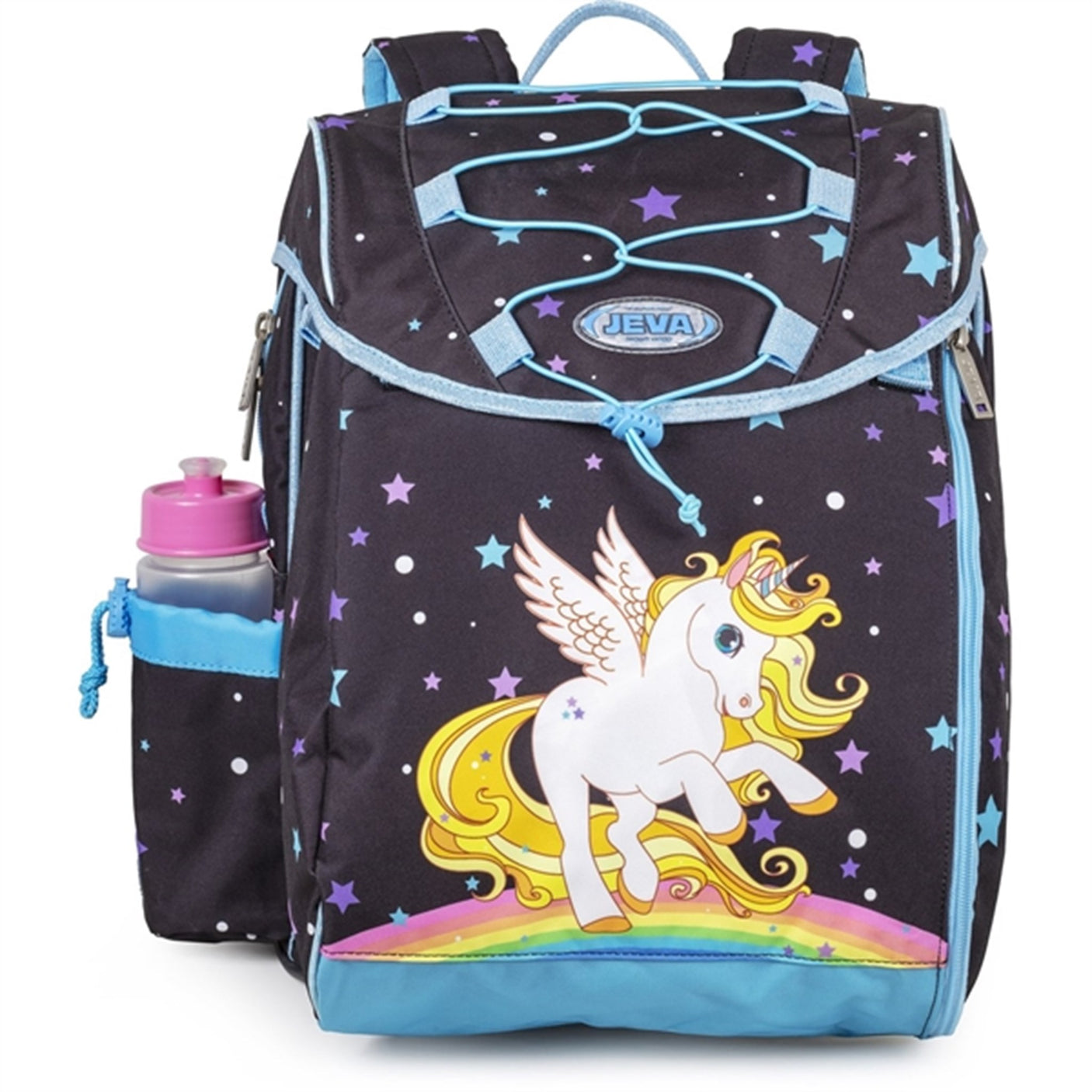 JEVA School Bag Golden Unicorn