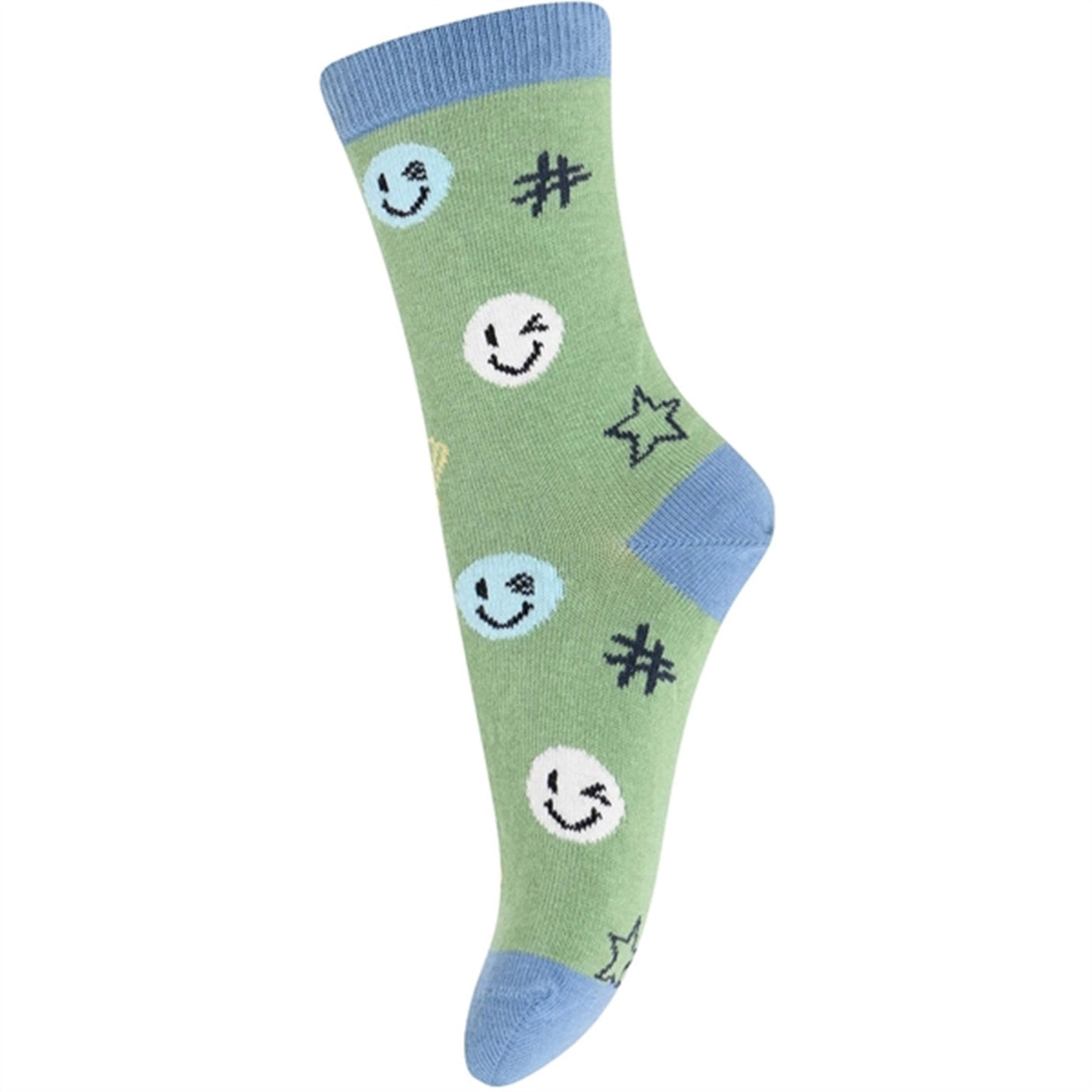 MELTON Doodle Socks Watercress