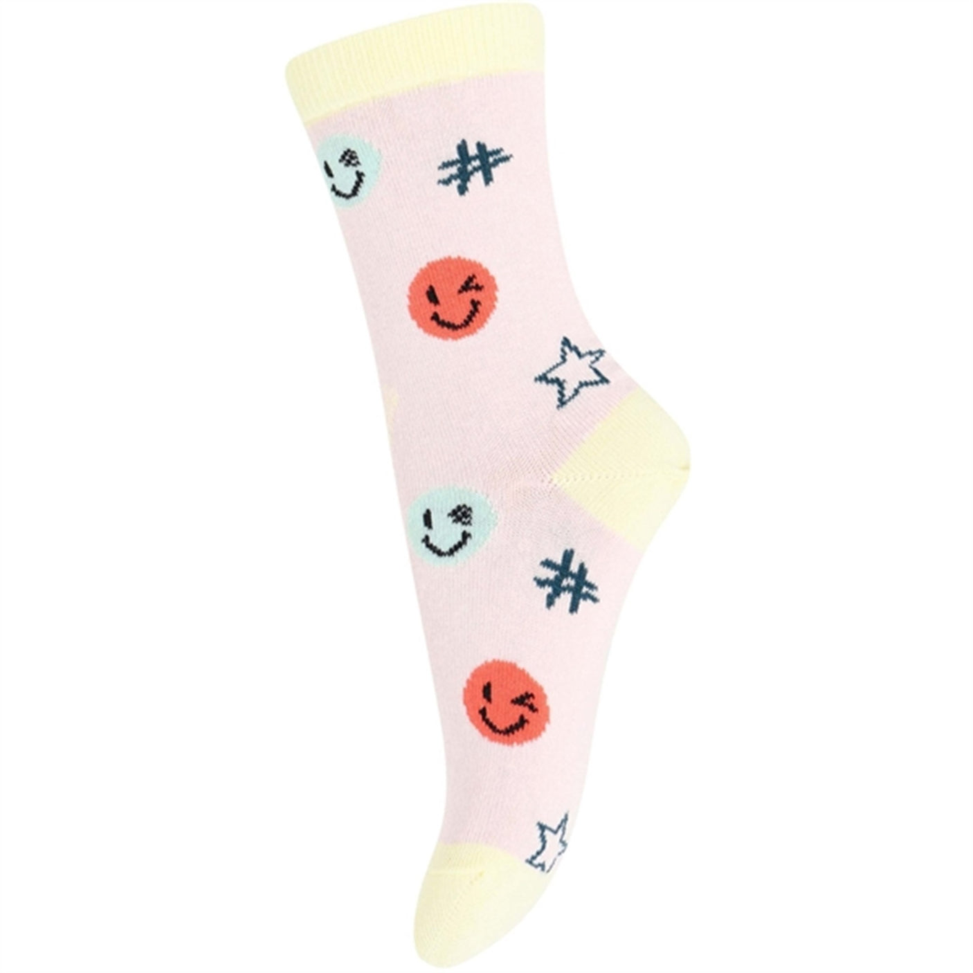 MELTON Doodle Socks Crystal Pink
