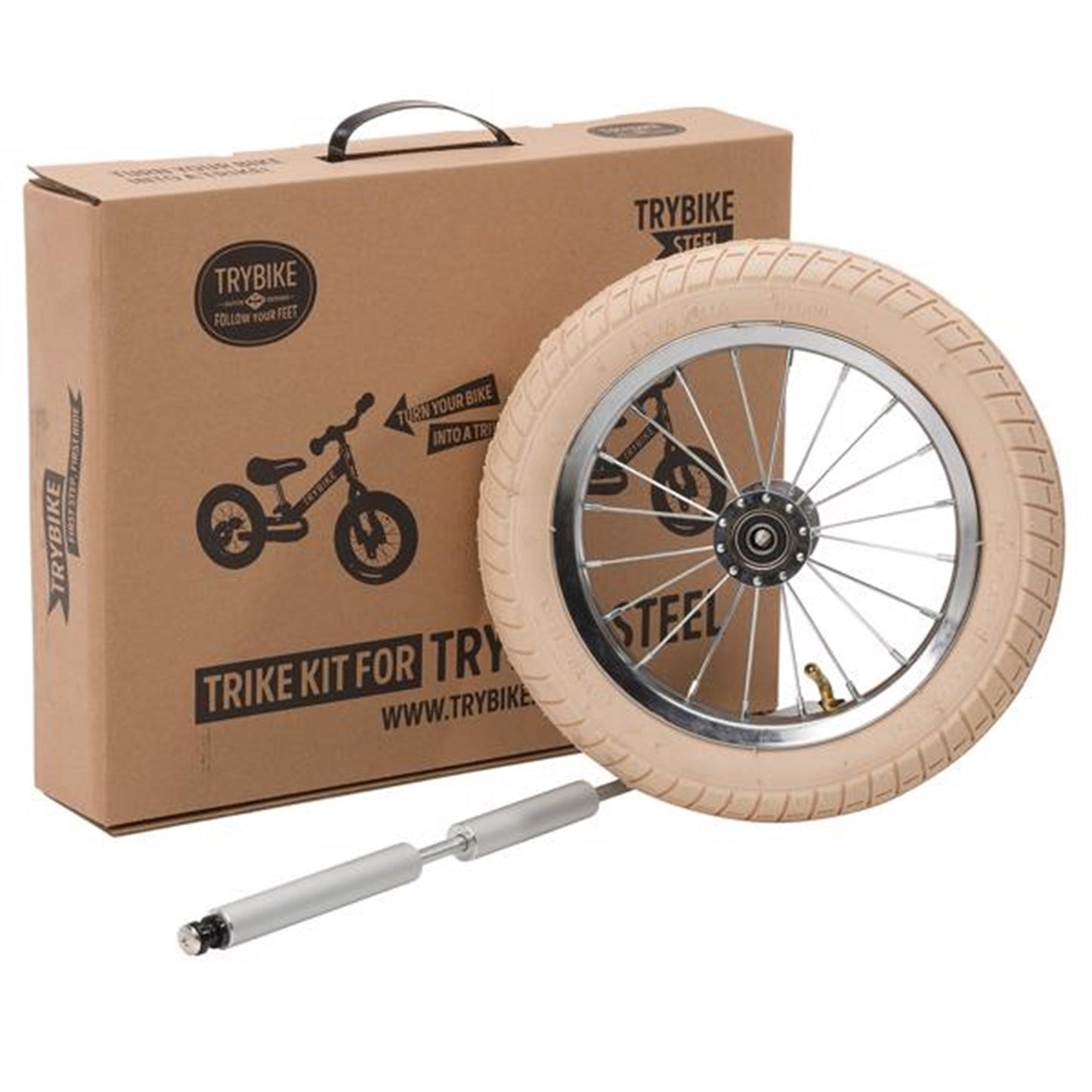 Trybike in Steel 3 Wheels Vintage Rose