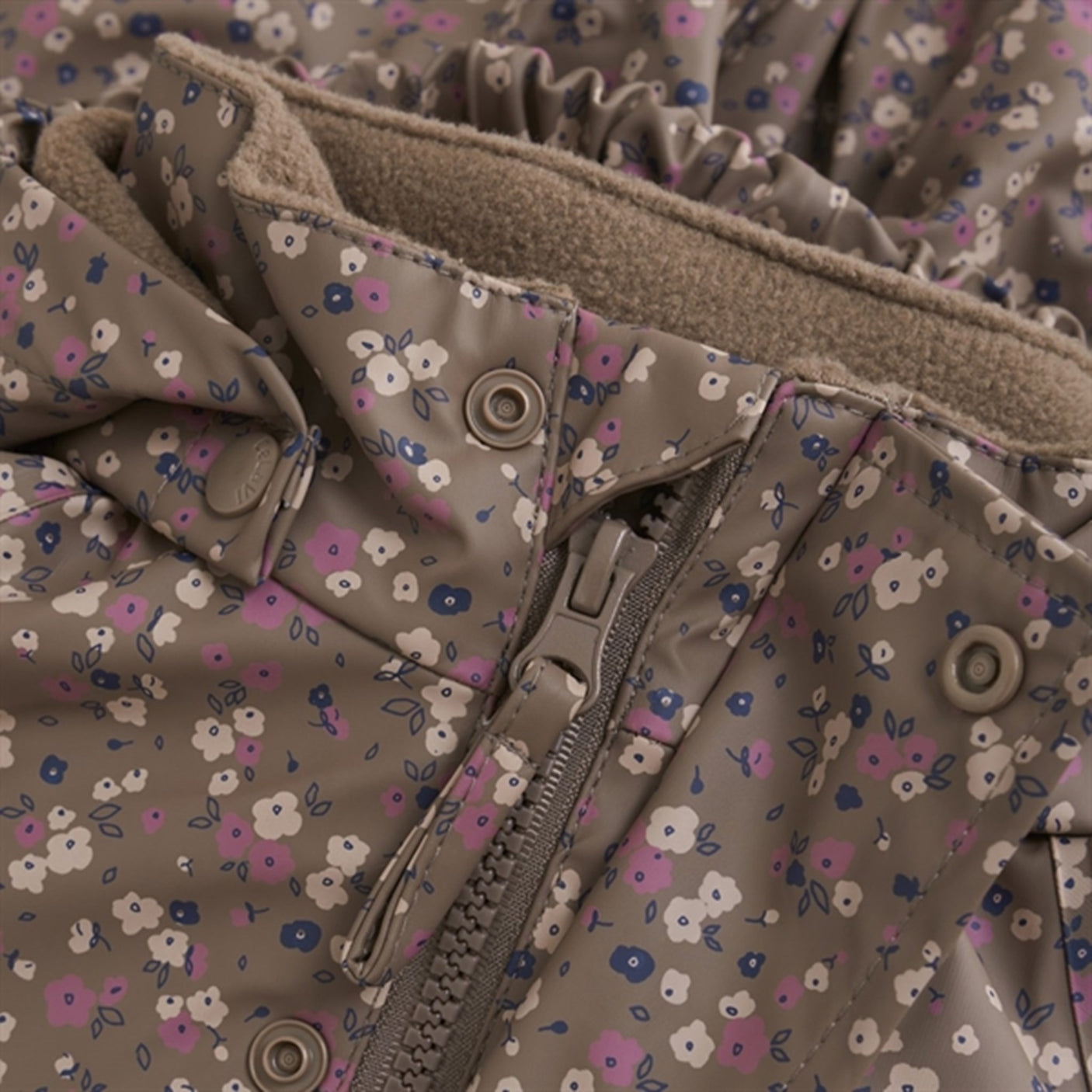 CeLaVi Rainwear Suit w. Fleece Coffee Quartz