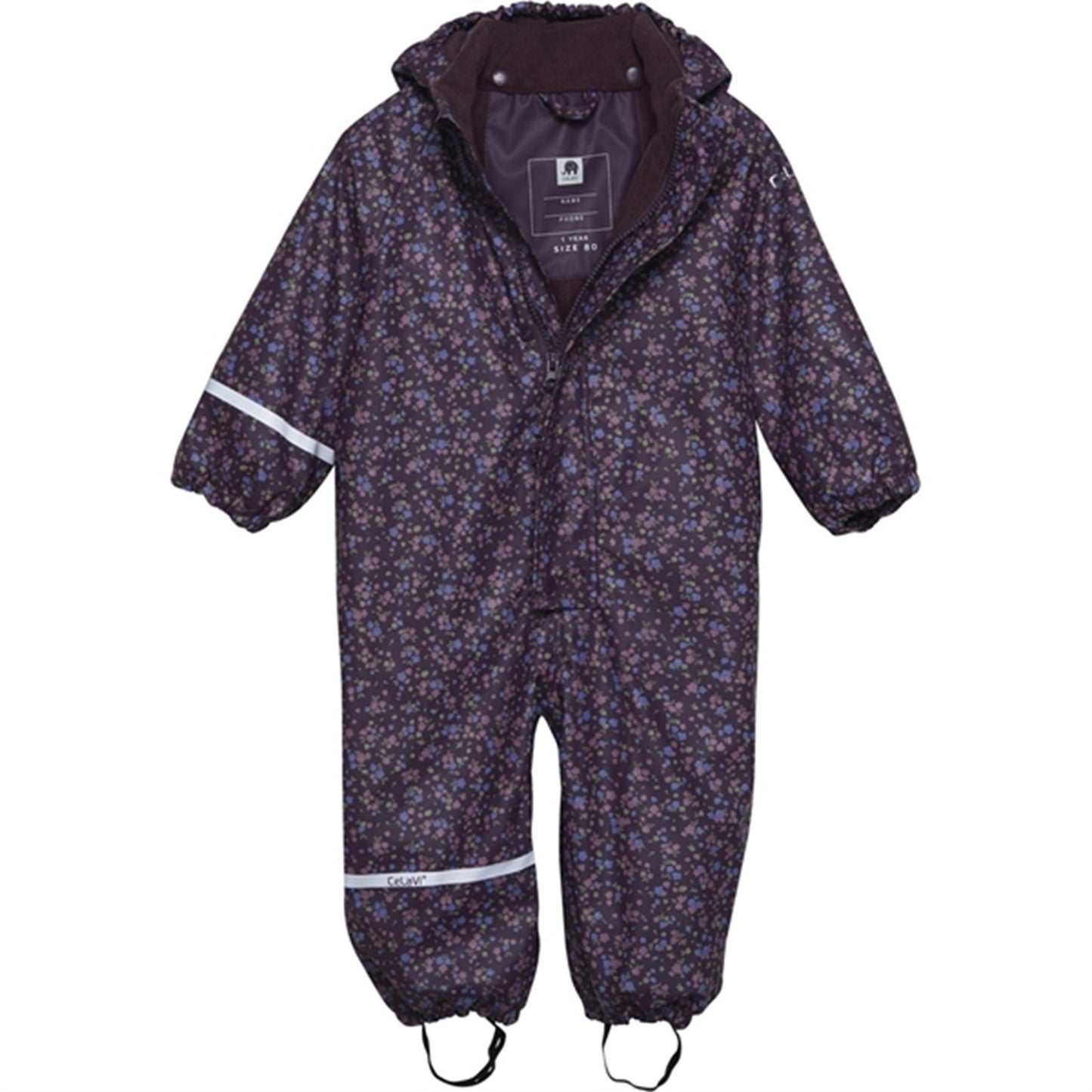 CeLaVi Rainwear Suit w. Fleece Plum Perfect