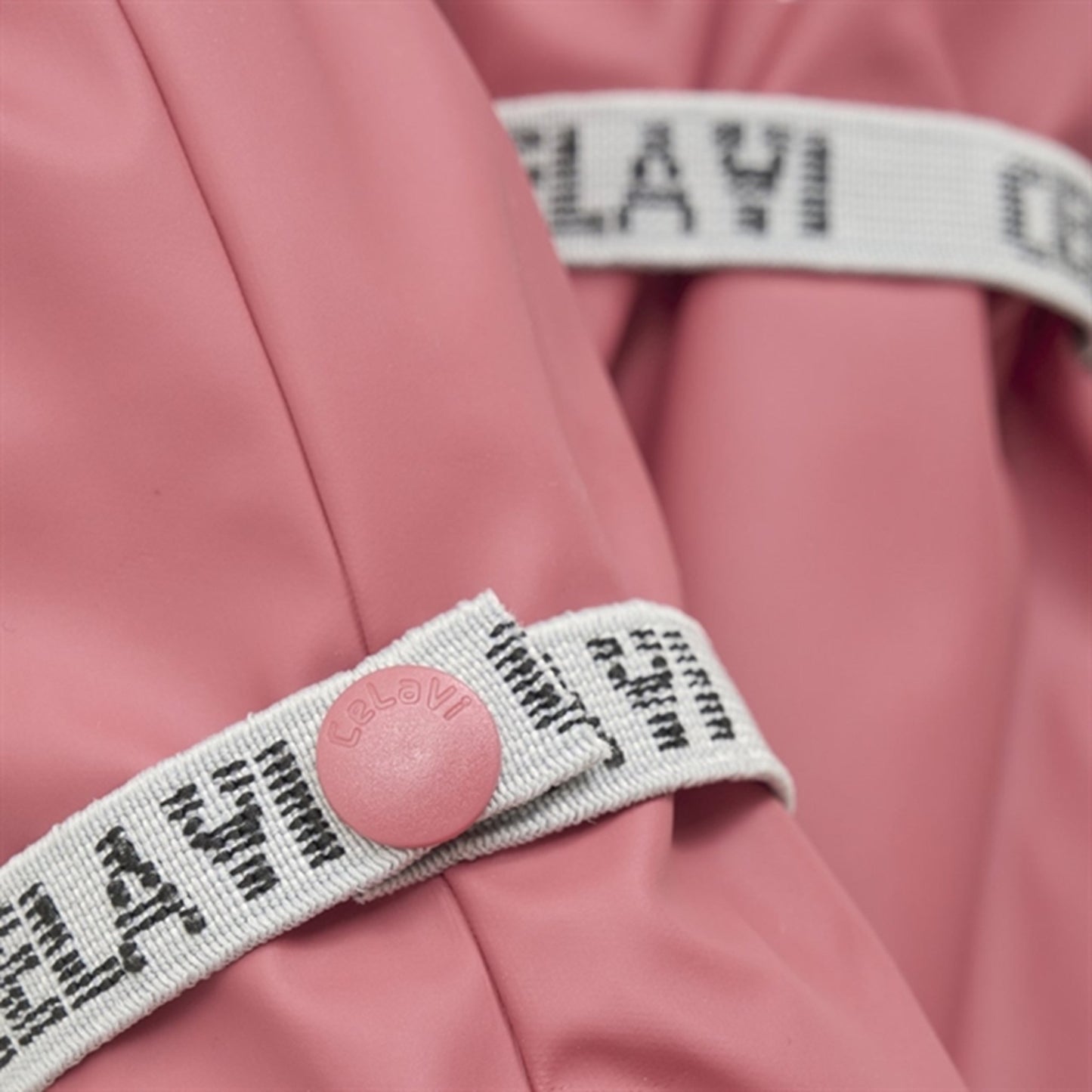 CeLaVi Polstret PU-Footies W. Fleece Slate Rose