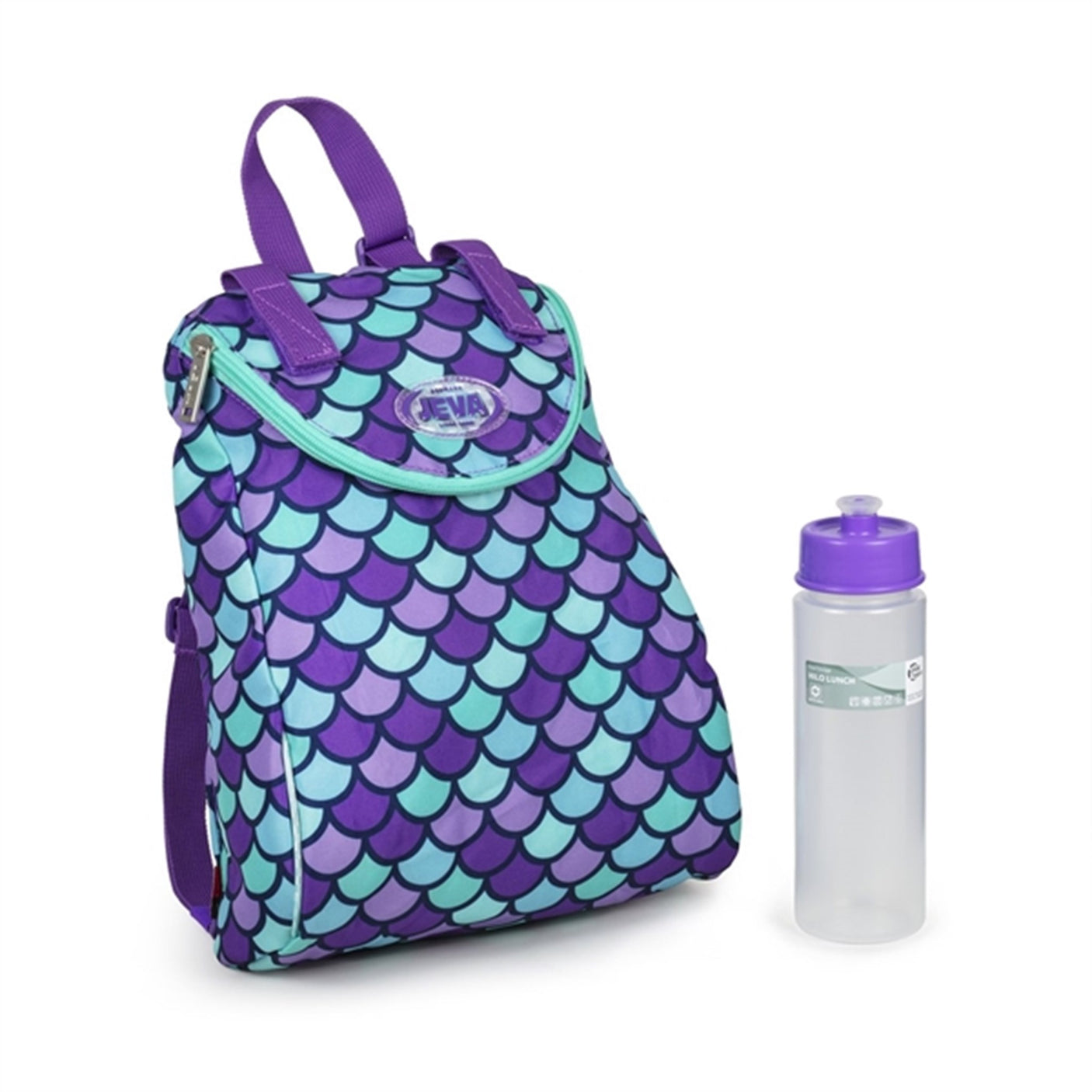 JEVA School Bag Rainbow Mermaid