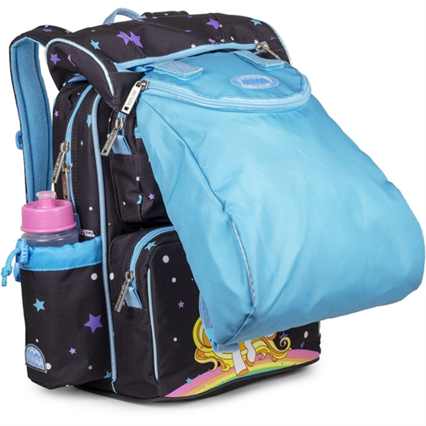 JEVA School Bag Golden Unicorn