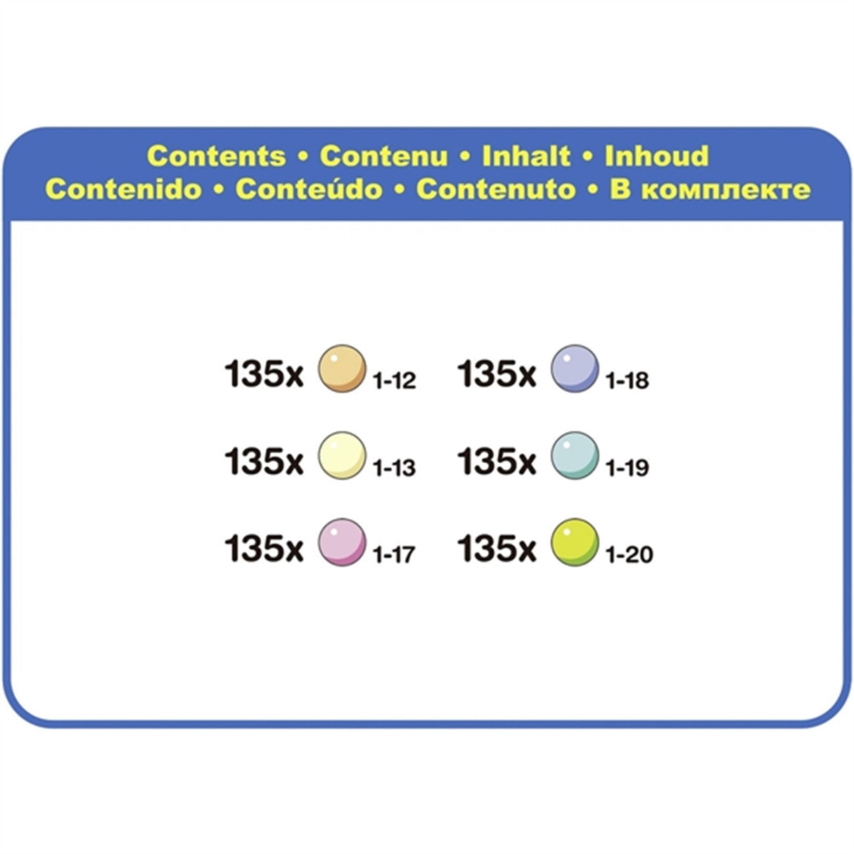 Aquabeads Pastel Solid Bead Pack