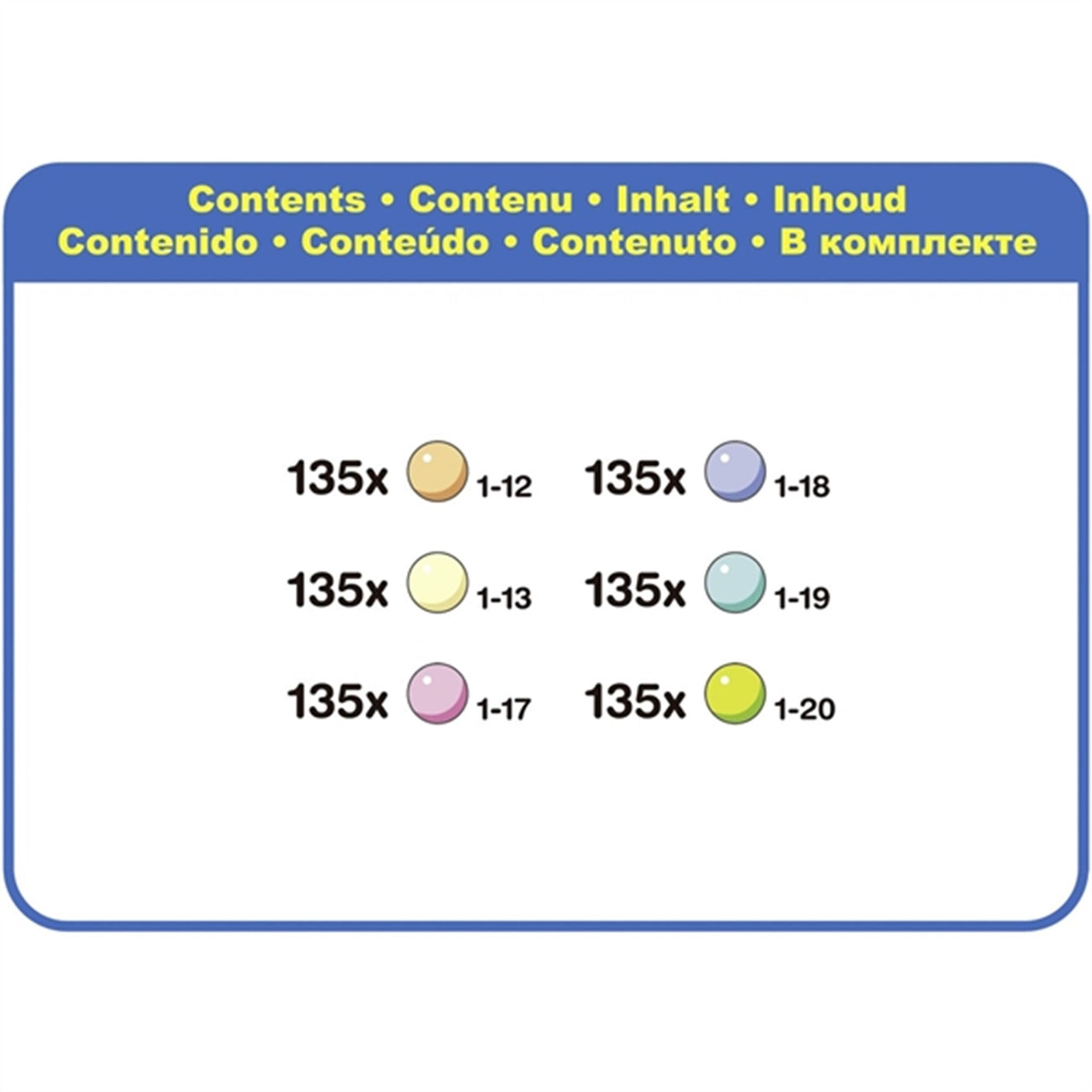 Aquabeads Pastel Solid Bead Pack