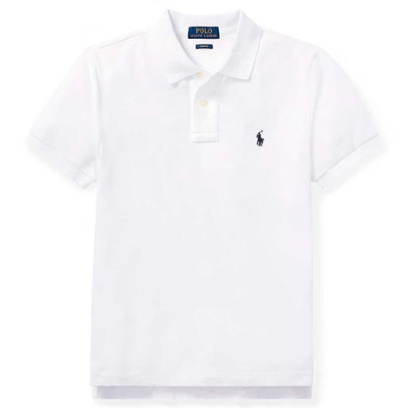 Polo Ralph Lauren Boy Short Sleeved Classic Polo White