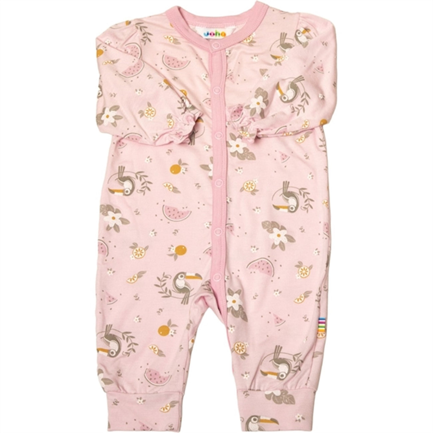 Joha Bamboo Pink AOP Nightsuit